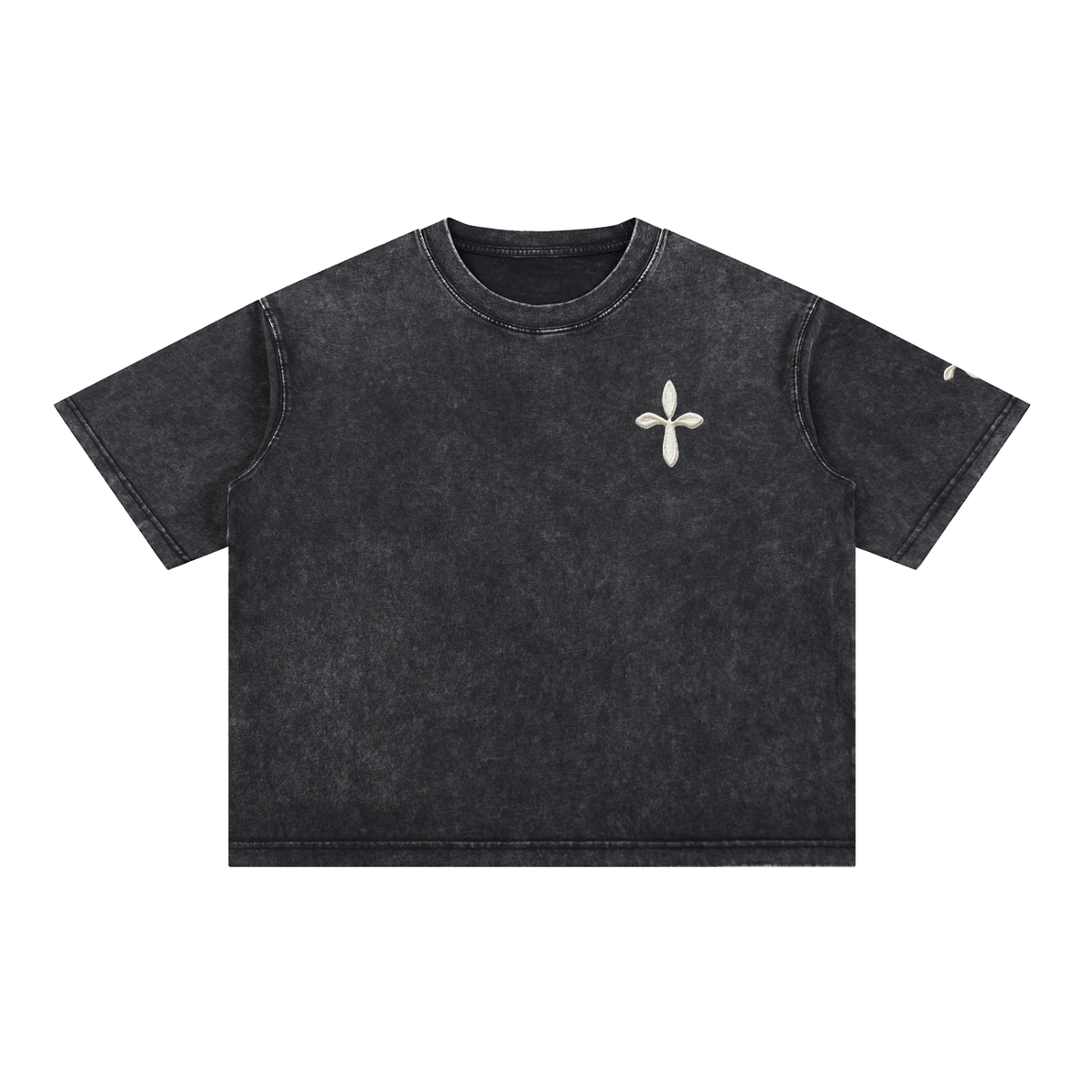 Mineral Wash Boxy Cotton T-Shirt