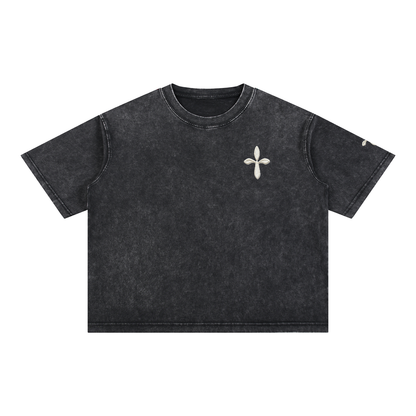 Mineral Wash Boxy Cotton T-Shirt