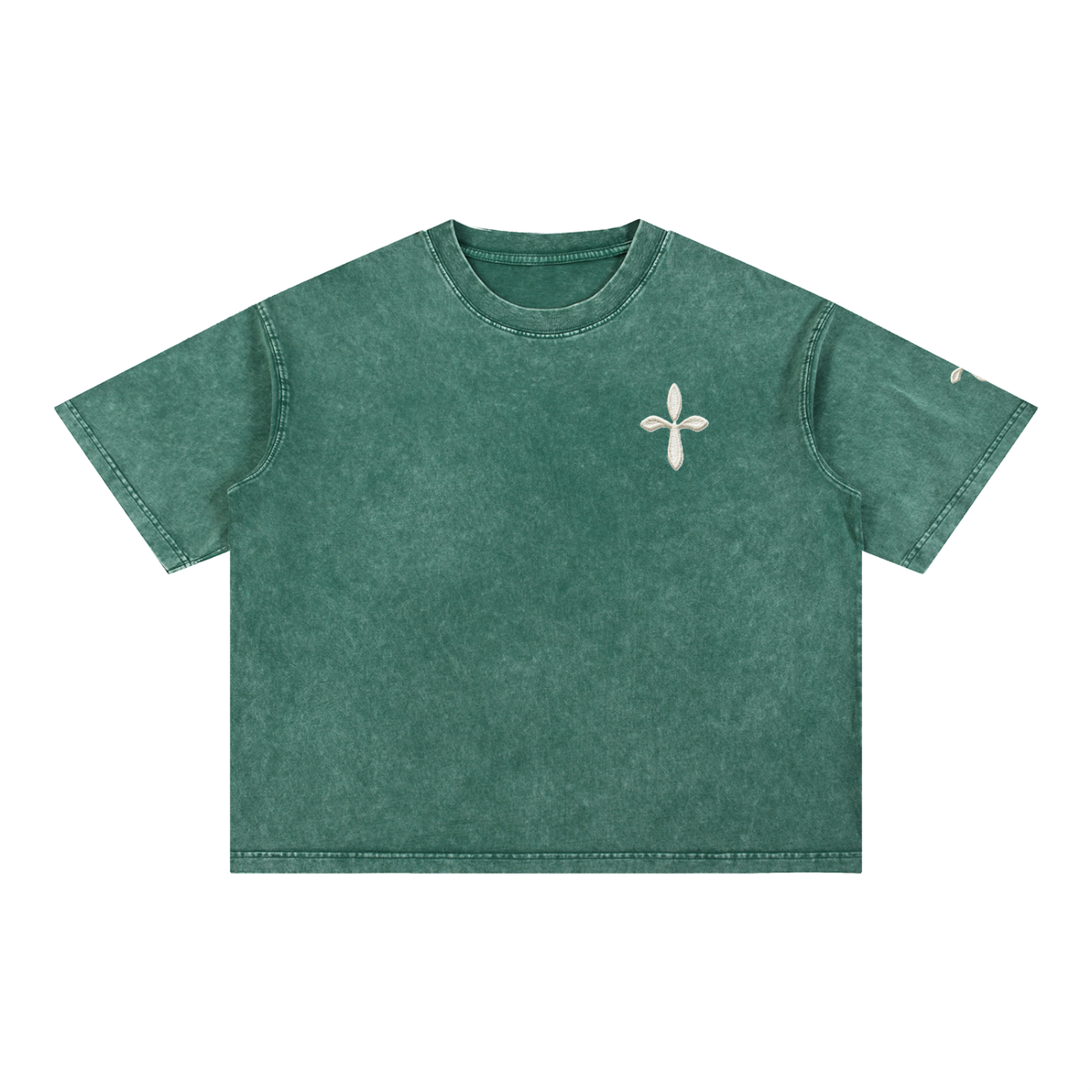 Mineral Wash Boxy Cotton T-Shirt