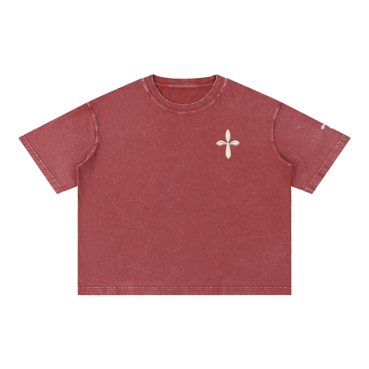 Mineral Wash Boxy Cotton T-Shirt