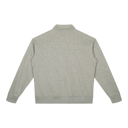 Boxy Quarter-Zip Sweatshirt