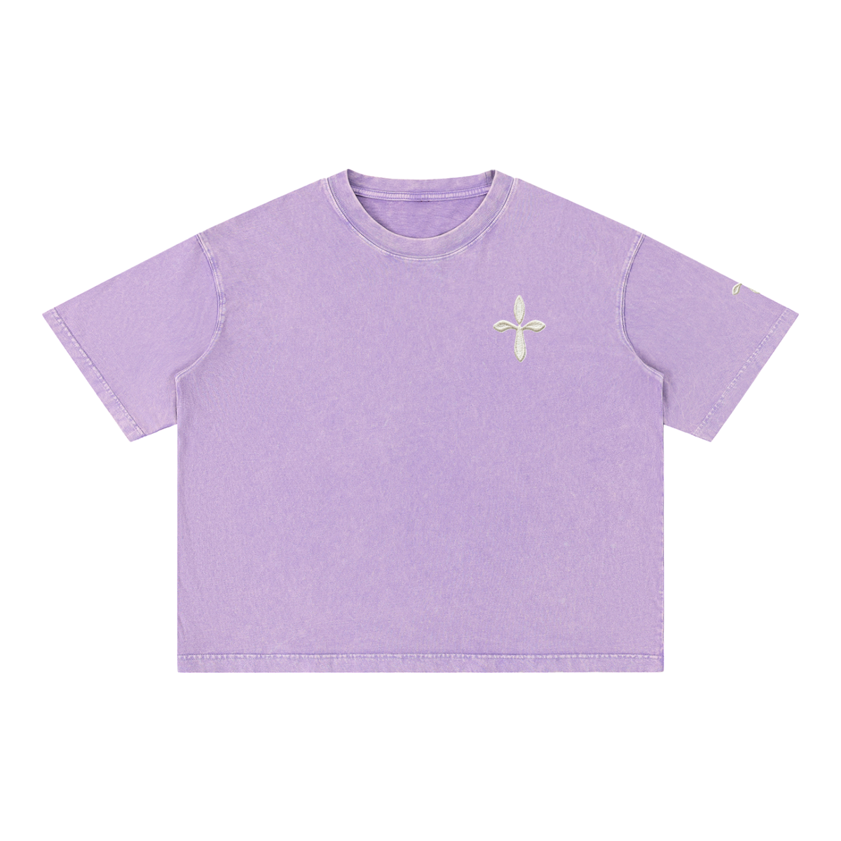 Mineral Wash Boxy Cotton T-Shirt