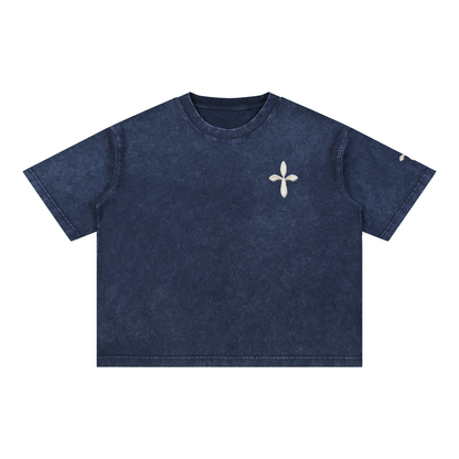 Mineral Wash Boxy Cotton T-Shirt