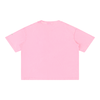 Mineral Wash Boxy Cotton T-Shirt