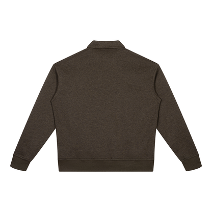 Boxy Quarter-Zip Sweatshirt