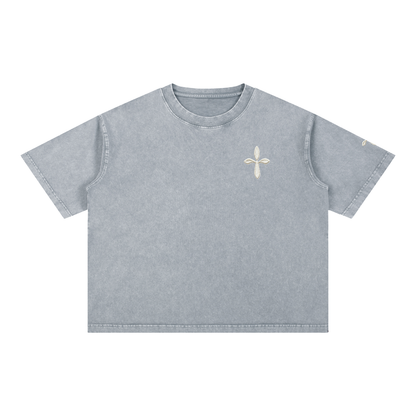Mineral Wash Boxy Cotton T-Shirt