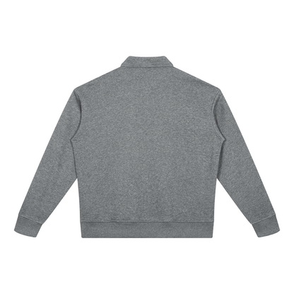 Boxy Quarter-Zip Sweatshirt