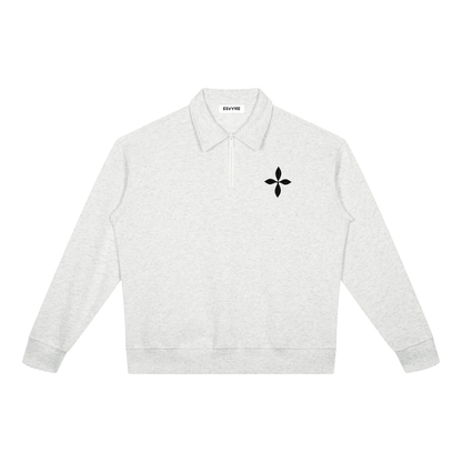 Boxy Quarter-Zip Sweatshirt