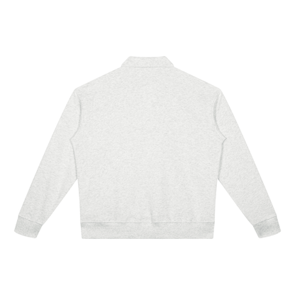 Boxy Quarter-Zip Sweatshirt
