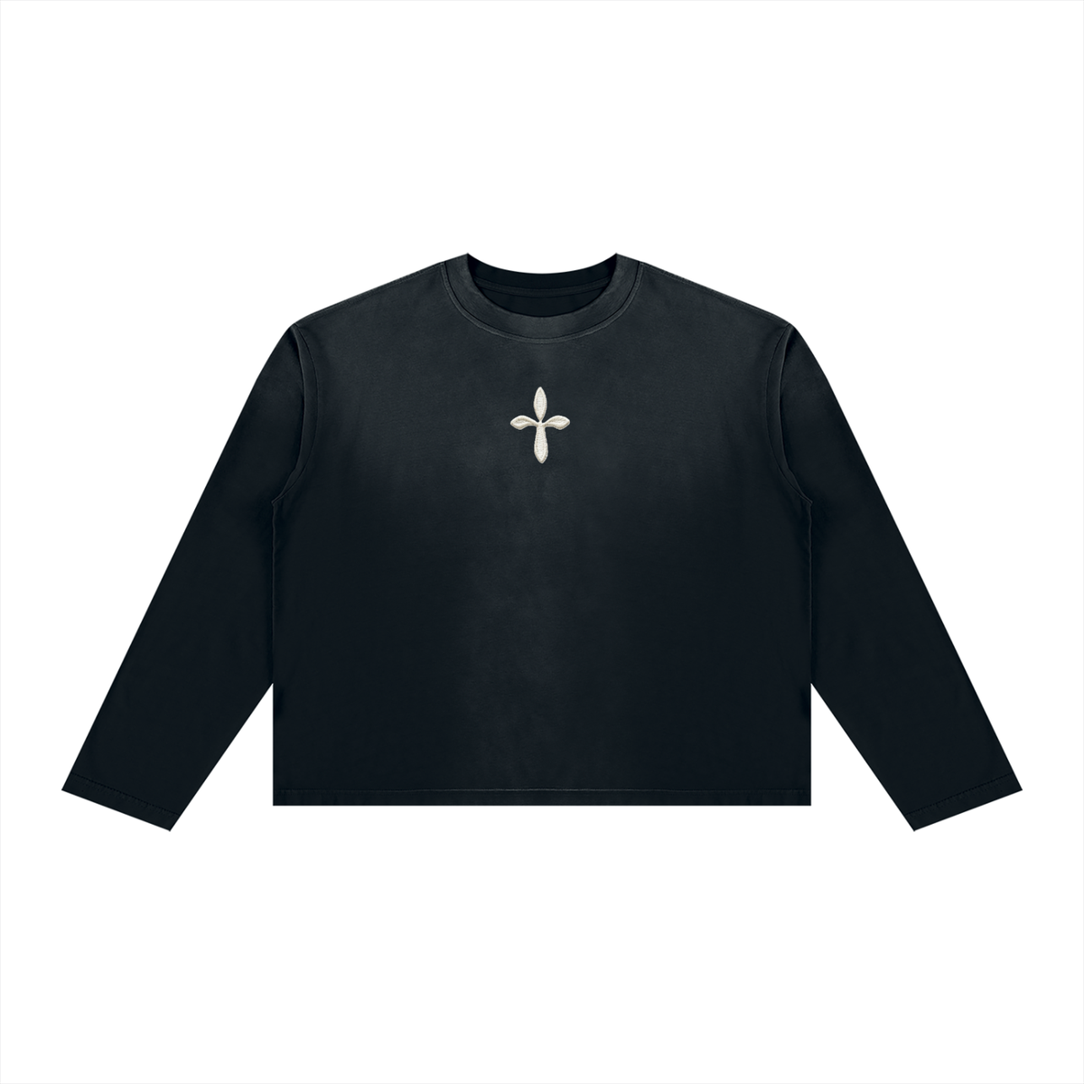 Unisex Sunfade Boxy Long Sleeve T-Shirt