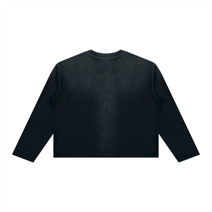 Unisex Sunfade Boxy Long Sleeve T-Shirt
