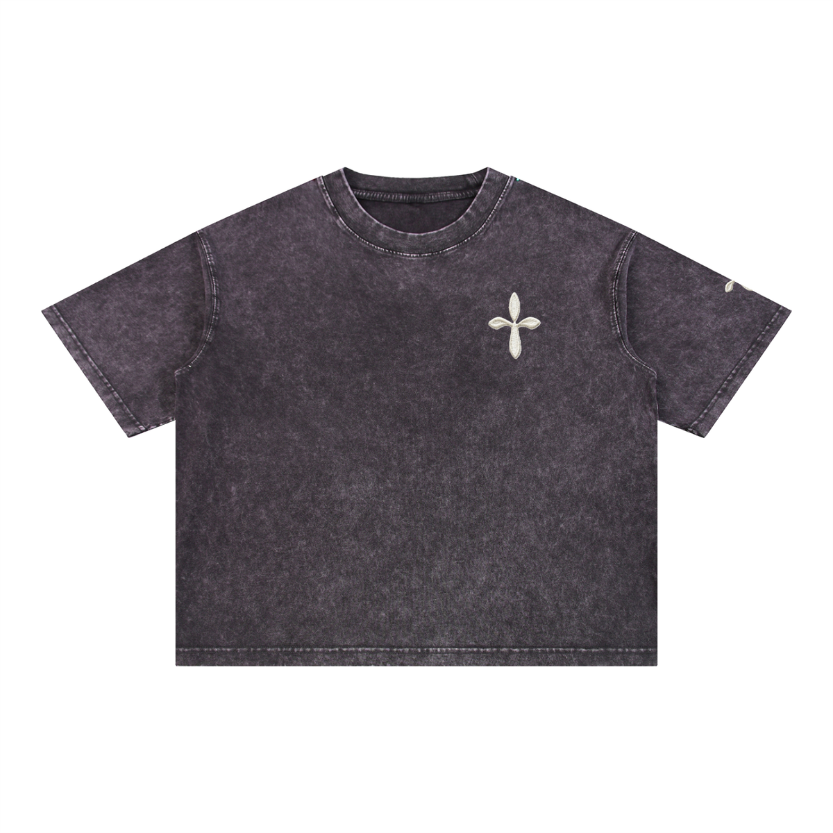 Mineral Wash Boxy Cotton T-Shirt